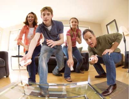 wii family bowling